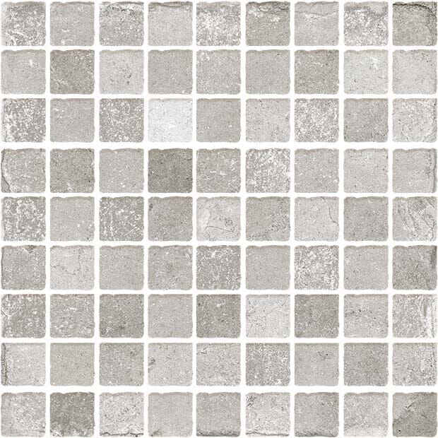 Virginia Pietra Di Ostuni 1x1 Mosaic Tile Grigio