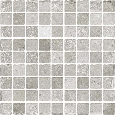 Tile Collection Pietra Di Ostuni 1x1 Mosaic Tile Grigio