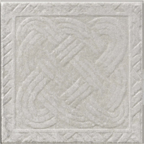 Tile Collection Pietra Di Ostuni 8x8 Trame Decorative Tile Grigio Swatch