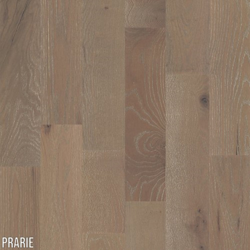 L.W. Mountain Hardwood Georgetown Solid Hand Scraped Oak Prairie 4 5/8