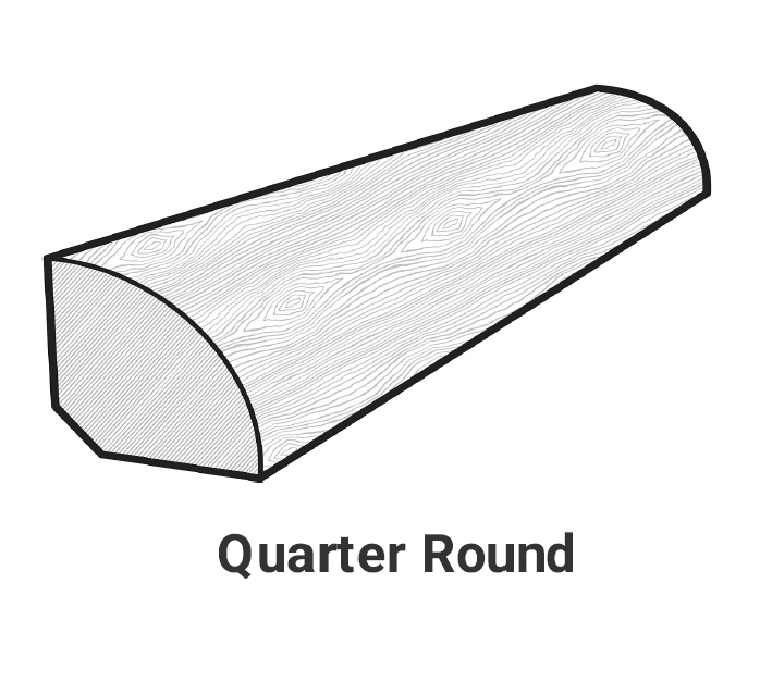 COREtec Originals Premium 7x60 CR502 Trim Quarter Round