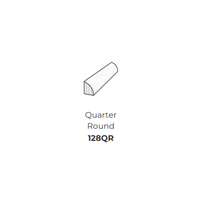 Anderson Hardwood Artisan Oak 128QR trim piece profile illustration