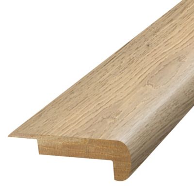 Mohawk Vinyl PureTech Premier Landry Valley Trim Overlap Stair Nose Desert Sand Hickory trim piece