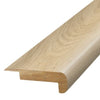 Mohawk Vinyl PureTech Plus Saylor's Cove Trim Overlap Stair Nose Ecru Oak trim piece
