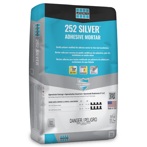 Laticrete 252 Silver Thinset Product Photo