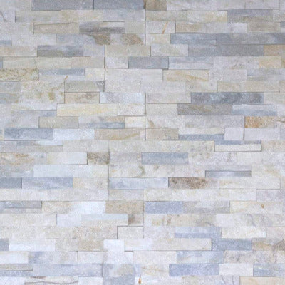 Realstone Systems Shadowstone Silver Alabaster Natural Panel 6"x24"