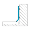 Laticrete Skirting Profiles Aluminum Brushed Ss Look