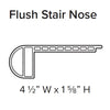Stanton Natural Beauty Lux 9 XL Trim Stair Nose