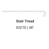COREtec Originals Premium 3/4 CR500 Trim Round Stair Tread