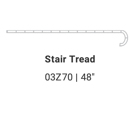 COREtec Originals Premium 3/4 CR500 Trim Round Stair Tread
