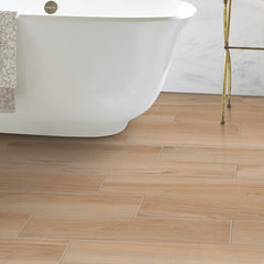 Shaw Tile Empress 4x16 Antico Room Scene