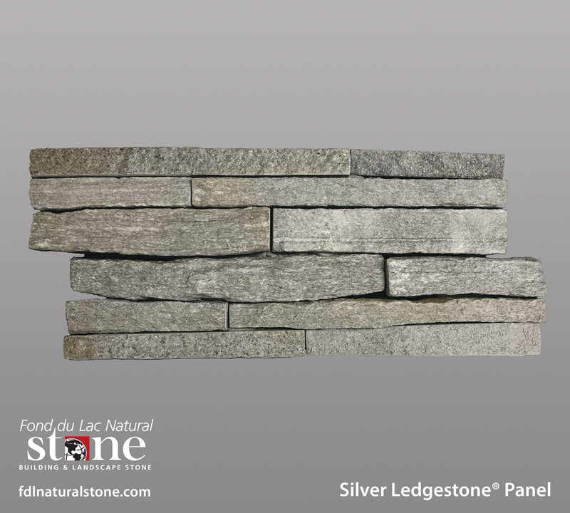 Silver Ledgestone Panel