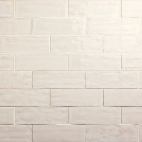Daltile Nu Bare Rectangle Handcrafted 4x12 Bone Swatch