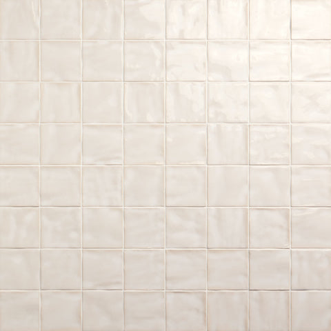 Daltile Nu Bare Square Handcrafted 4x4 Bone Swatch
