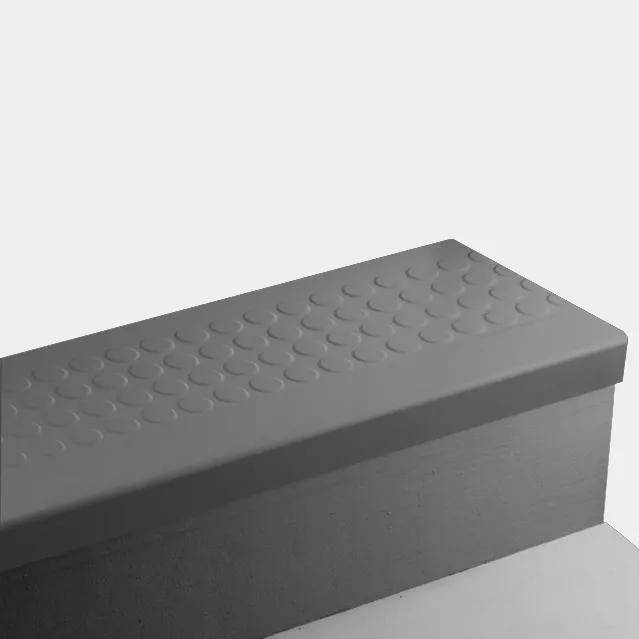 johnsonite rubber stair tread with integrated riser Johnsonite Raised Round Rubber Tread W/O Riser Black Clearan