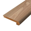 Mohawk Laminate RevWood Plus Madison Aisle Trim TrueMatch Flush Stair Nose Brass Chestnut trim piece