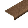 Mohawk Laminate RevWood Select Woodstock Knoll Trim TrueMatch Flush Stair Nose Truffle Hickory trim piece