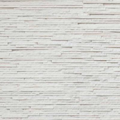 Realstone Systems Thinstone Arctic White Angled Natural Panel 6