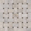 Marble Tile Collection Tundra Gray Basketweave Pattern - FloorLife