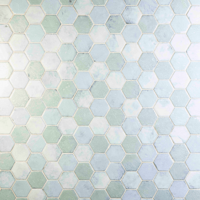 Realstone Systems Erin Adams Tempered Fog Blend Glazed Hex 12