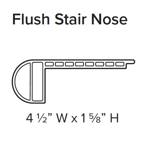 Stanton Natural Beauty Series 12 Decorative WPC Trim Stair Nose