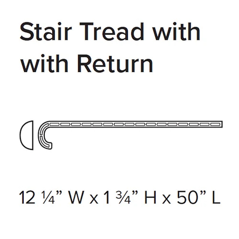 Stanton Natural Beauty Series Summit 7 WPC Trim Stair Tread