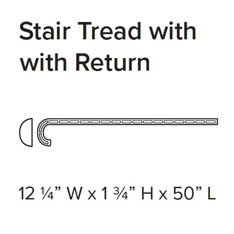 Stanton Natural Beauty Series 12 Decorative WPC Trim Stair Tread