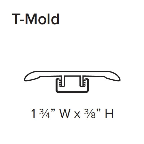 Stanton Natural Beauty Series 12 Decorative WPC Trim T-Mold
