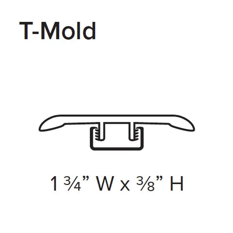 Stanton Natural Beauty Series 12 Decorative WPC Trim T-Mold