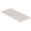 Domino Ceramic Tile Collection White Glossy  Bull Nose - 3"x6" - FloorLife