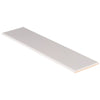 Domino Ceramic Tile Collection White Glossy  Bull Nose - 4"x16" - FloorLife