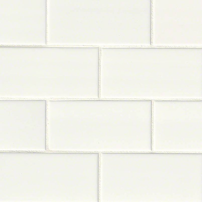 Domino Ceramic Tile Collection White Subway Tile - 3