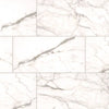 Essentials Ceramic Tile Collection White Vena - 12"x24" 