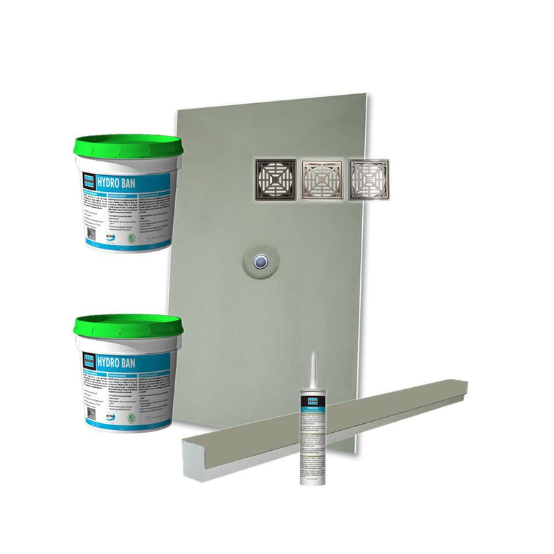 Laticrete Hydro Ban Pre-Sloped Shower Kit - 36