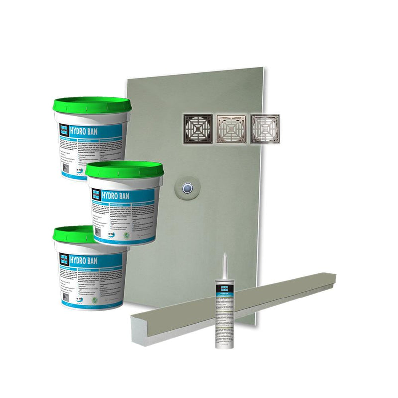 Laticrete Hydro Ban Pre-Sloped Shower Kit - 48