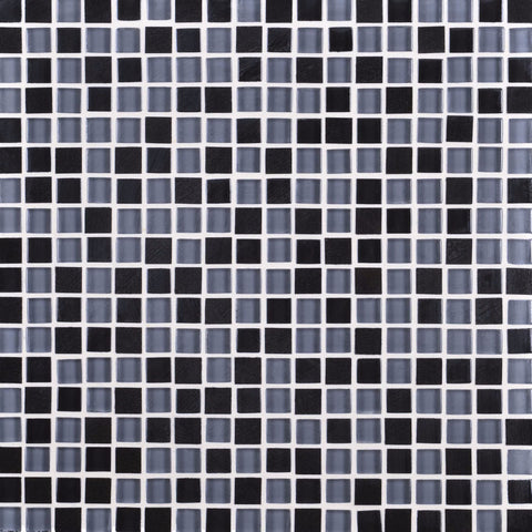 Daltile Granite Radiance Mosaic Straight Joint Absolute Black