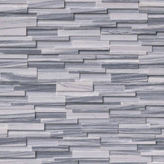 MSI Ledgestone Veneer - Alaska Gray 3D Panel - Honed Swatch