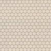 MSI Domino Almond Glossy Penny Round Mosaic Porcelain Tile Swatch