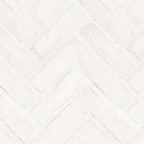 MSI Brickstaks Clay Brick Alpine White Reclaimed Herringbone Swatch