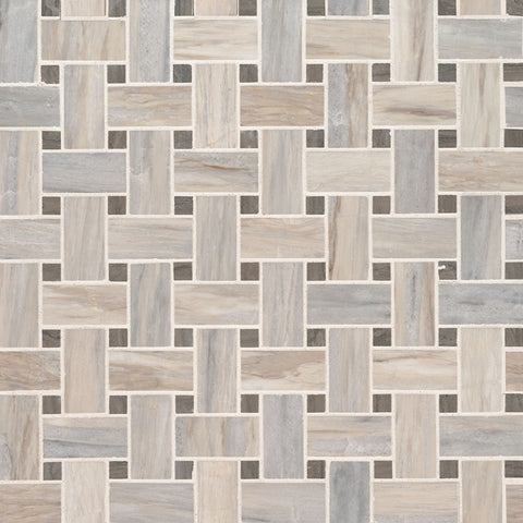 MSI Angora Basketweave - Polished Swatch