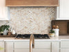 MSI Angora 2" Hexagon Mosaic - Polished Room Scene