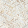 MSI Angora 2" Hexagon Mosaic - Polished Swatch