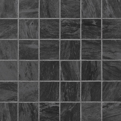 DURBAN ANTHRACITE PORCELAIN TILE 2"x2" - Mosaic Swatch