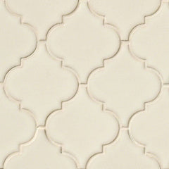 MSI Highland Park Antique White Arabesque Swatch