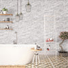 MSI Ledgestone Veneer - Arabescato Carrara Panel - Splitface Room Scene
