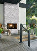 MSI Ledgestone Veneer - Arabescato Carrara Corner - Split Face Outdoor Scene