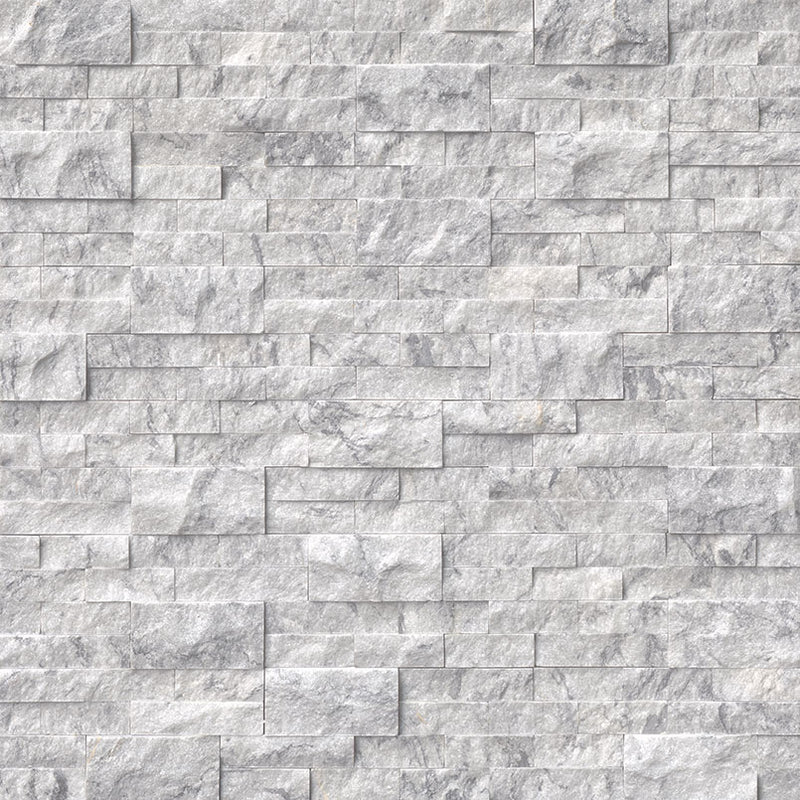 MSI Ledgestone Veneer - Arabescato Carrara Panel - Splitface