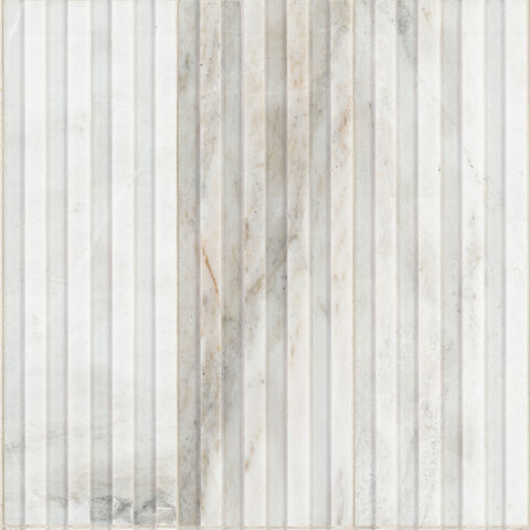 MSI Arabescato Venato White 4"x12" Slat