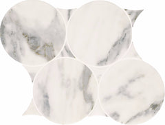 Daltile Eclessia Marble Mosaic Circle