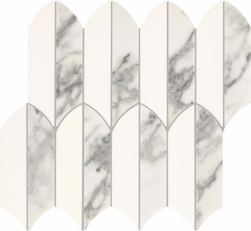 Daltile Eclessia Marble Mosaic Feather